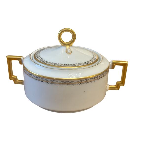 Heinrich & Co Vintage 1930's 'Claridge' Cream Pitcher and Sugar Bowl Set - Picture 3 of 6